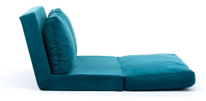 Pohovka futon Tilda (Petrolejová). Akcia -20%. Vlastná spoľahlivá doprava až k Vám domov. 1072569