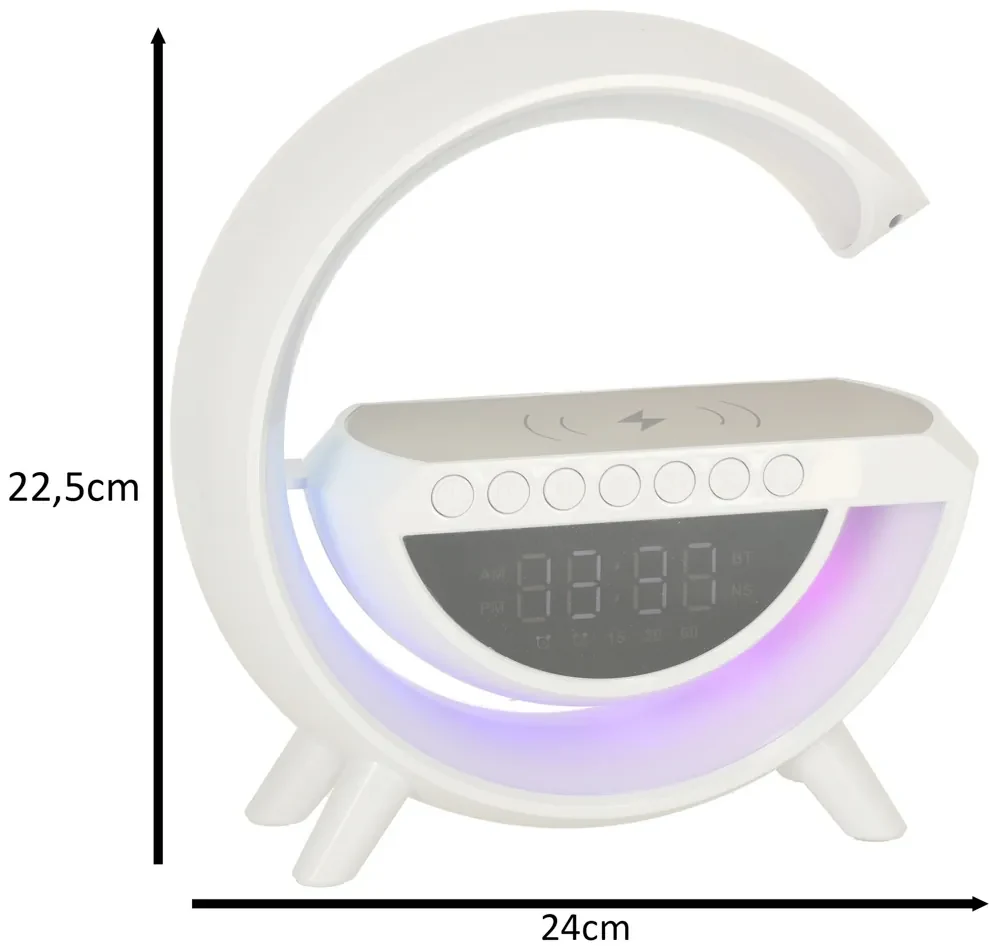 IKO LED svetlo s indukčnou nabíjačkou s rádiom