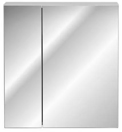 Kúpeľňová skrinka CMD LEONARDO WHITE 84-60-B-2D biela/biela