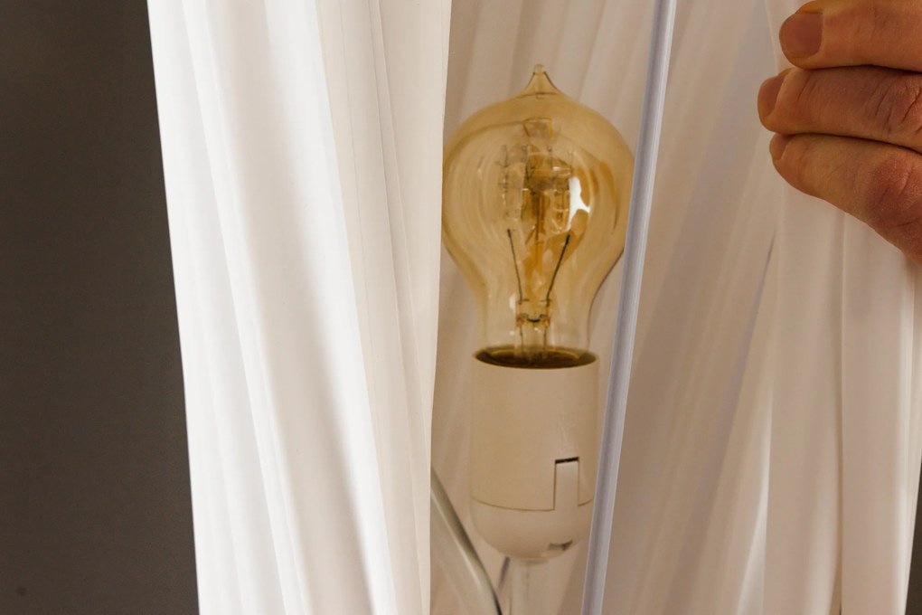 Stojacia lampa Paris 180cm biela