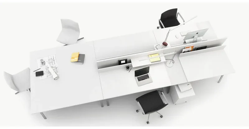 PLAN Pojazdná skrinka na kolieskach s dverami LAYERS, dlhá, 1200 x 400 x 575 mm, biela
