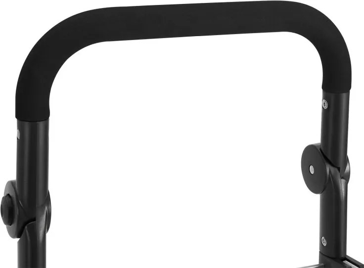 Nákupný vozík 3 v 1 – objem 56 l, sivý