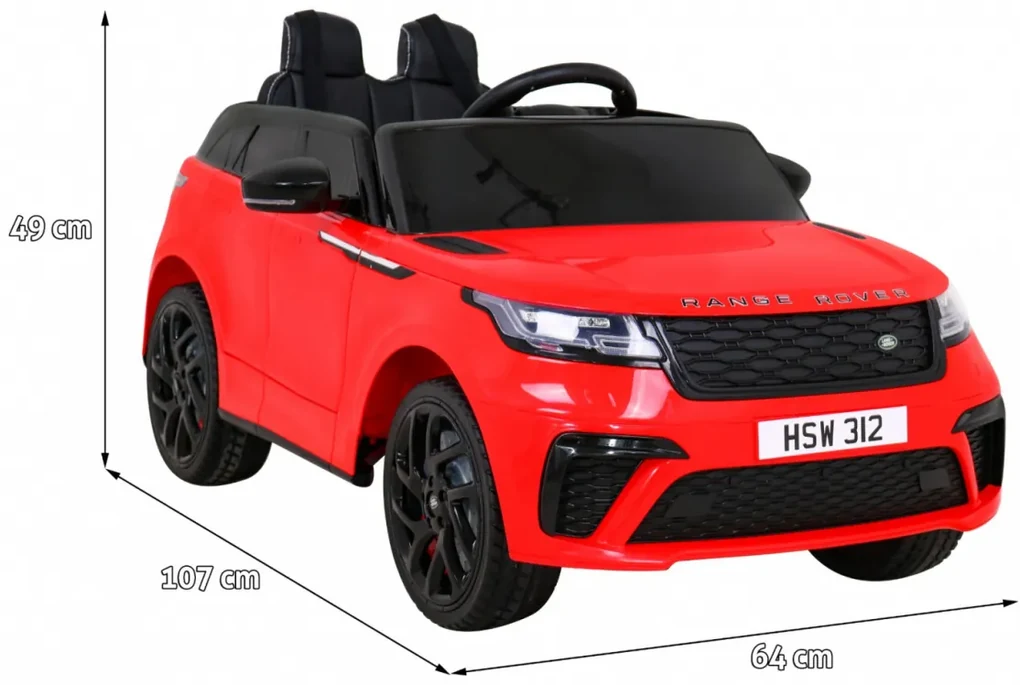RAMIZ Autíčko Range Rover Velar PA.QY2088.CR - červené