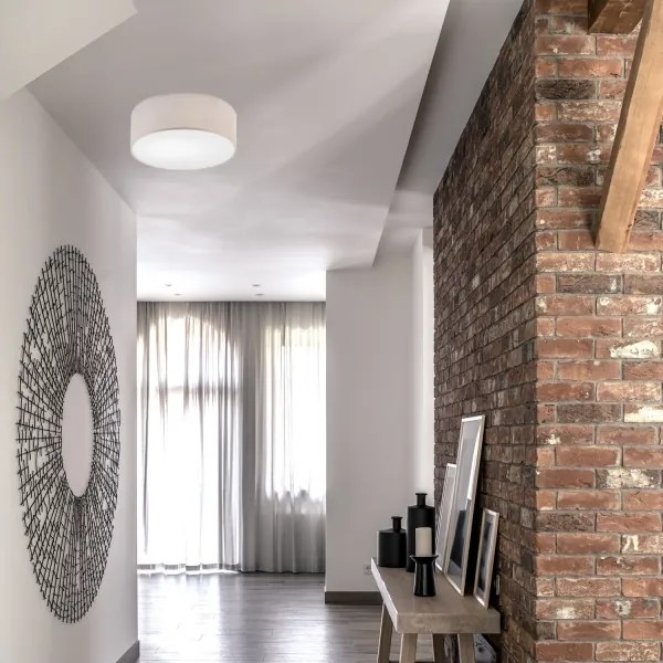 Stropné svietidlo MONTE 1xE27/60W/230V, priemer 35 cm, béžové