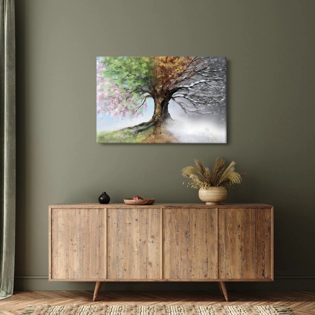 Obraz - Strom štyroch ročných období (90x60 cm)
