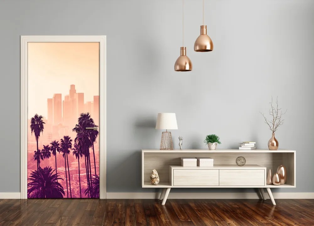 Fototapeta samolepiace dvere Los Angeles mesto 95x205 cm