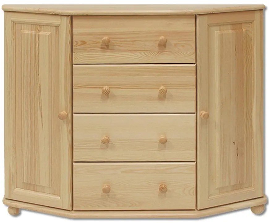 Komoda z Borovice KD130 surová