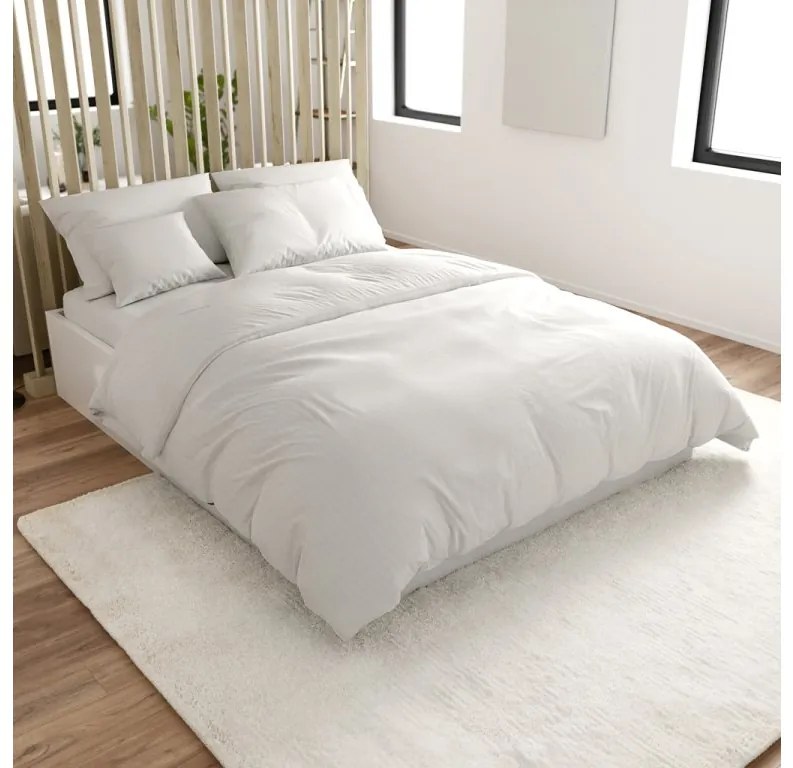 Bavlnené obliečky s krepovou úpravou LUXERA biele hotelová kapsa II. akosť Rozmer obliečky: 70 x 90 cm | 140 x 200 cm