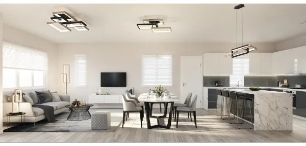 Wofi 9022-306M - LED Stmievateľné stropné svietidlo MATERA LED/37W/230V