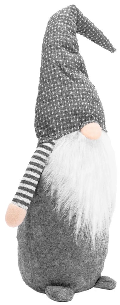 Tutumi Tutumi, vianočný trpaslík 60cm YX001, šedá, CHR-06613