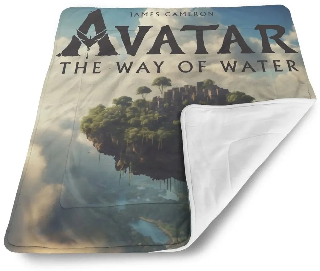 Sablio Deka pre bábätko Avatar The Way of Water Lietajúce mesto - 90x120 cm