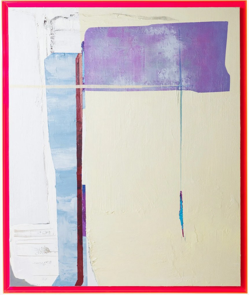 Ručne maľované plátno v ráme Days In The City