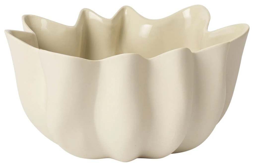 Ferm Living Kameninová misa Nium Off White Ø 22 cm