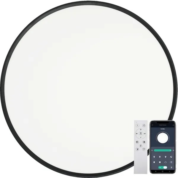 Fulgur s-43042-LED Stmievateľné svietidlo NOMY-RC LED/50W/230V 3000/4000/6500K IP40 čierne + DO