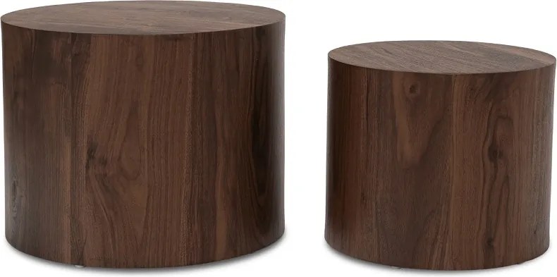 LEILA konferenčný stolík set, orech