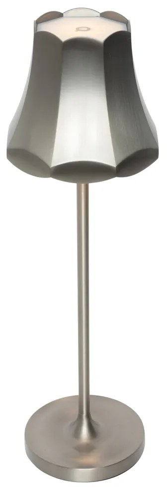 Retro stolná lampa guľatá nabíjateľná IP44 - Granny