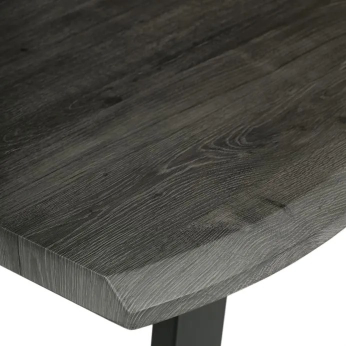 Autronic BONTEC Jedálenský stôl 160x90cm, mdf, sivý dub, HT-F4216 GREY Farba: Šedá