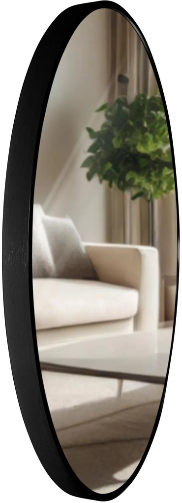 Nástenné zrkadlo Elsie L 323827 - 60x60 cm - Čierna