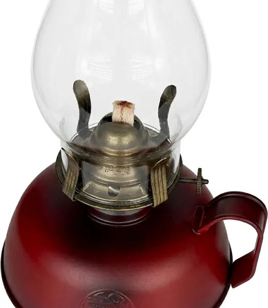 BRILAGI - Petrolejová lampa MERLIN červená