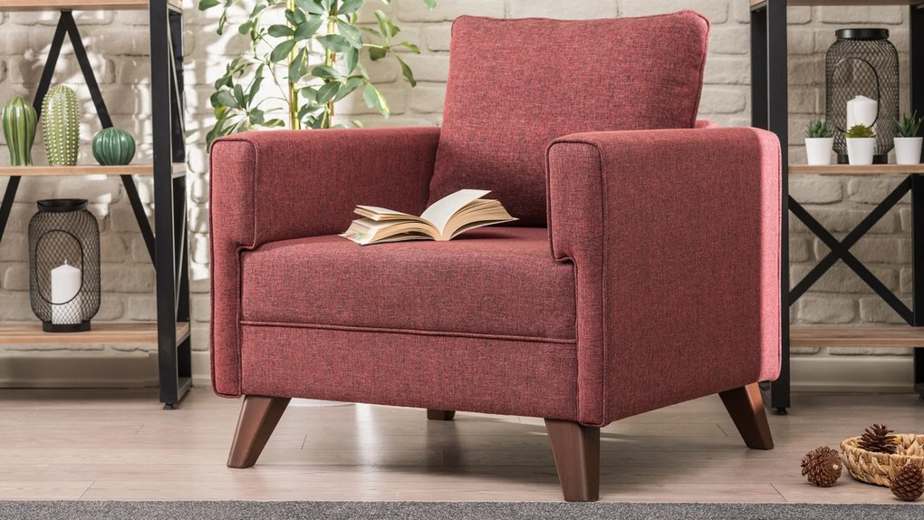 Kreslo Bella - Claret Red