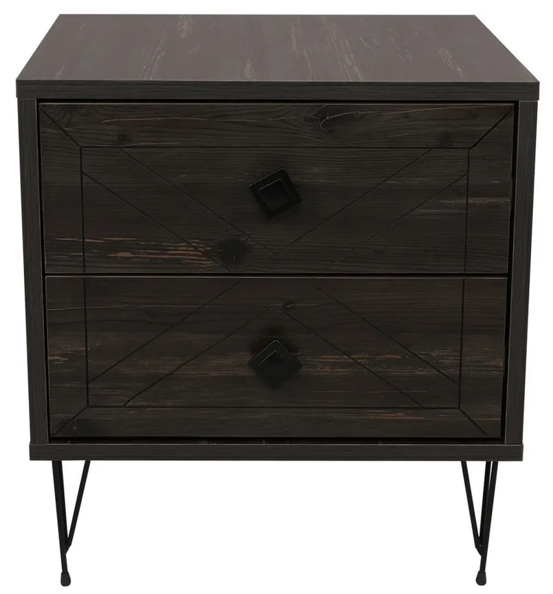 Nočný stolík Luna Dark Brown