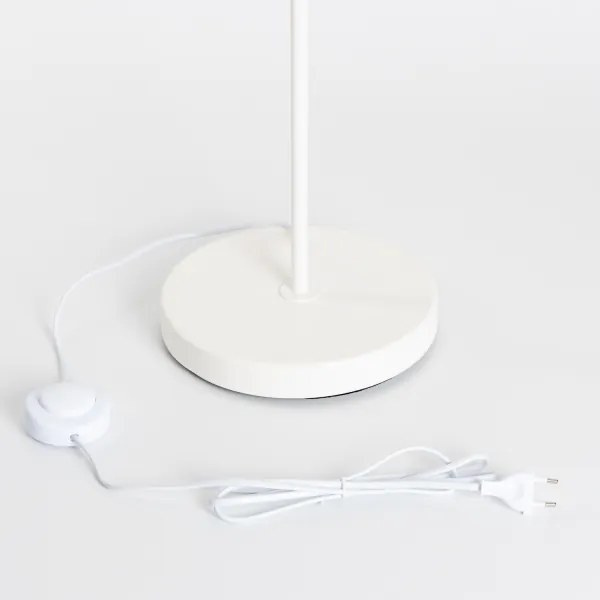 Brilagi - LED stojacia lampa CERIA 1xE27/40W/230V priemer 20,5 cm sivá/biela