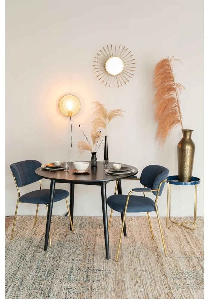 Okrúhly jedálenský stôl s doskou v dubovom dekore ø 100 cm Fabio – White Label