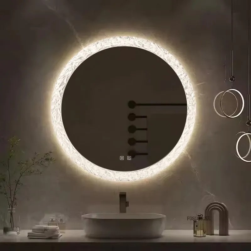 Tutumi Tutumi, LED krištáľové zrkadlo 60cm, model 107, HOM-02700
