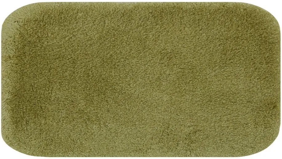 Zelená predložka do kúpeľne Confetti Miami, 67 × 120 cm