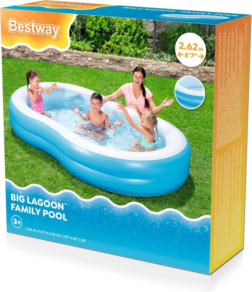 CH NAFUKOVACÍ ZÁHRADNÝ BAZÉN 262 cm x 157 cm x 46 cm