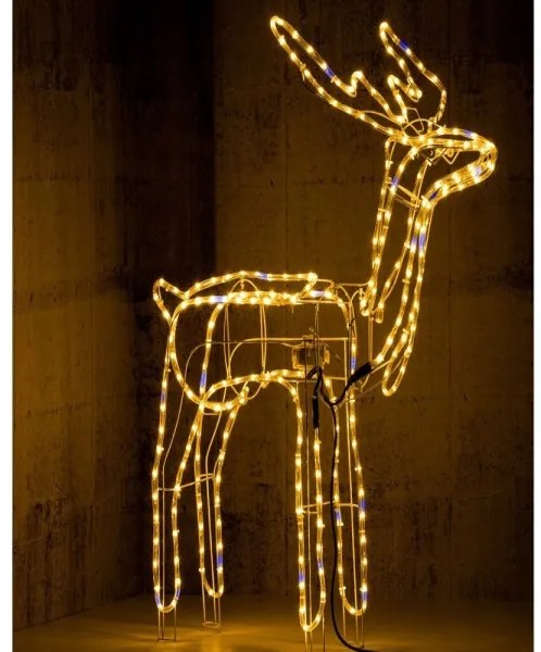 Ruhhy Svietiaci pohyblivý SOB teplá biela farba 216 LED