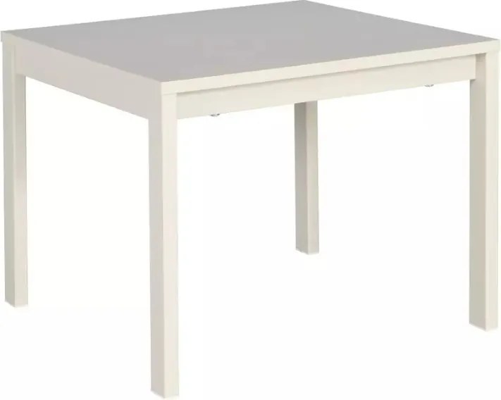 AKCIA Konferenčný stolík FROST 50x50 cm, krémový II. akosť