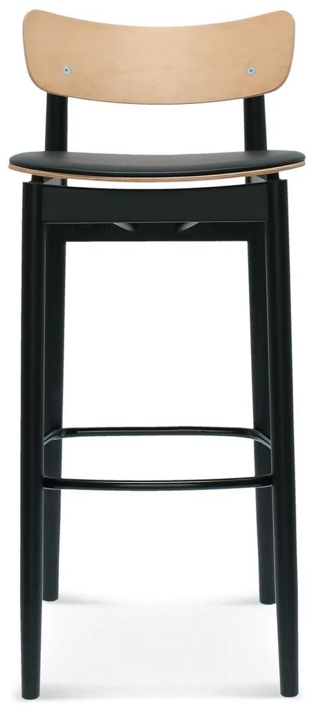 FAMEG Nopp - BST-1803 - barová stolička Farba dreva: buk premium, Čalúnenie: látka CAT. B
