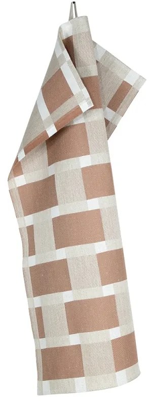 Ľanová utierka Punos 46x70, ľan-škoricová