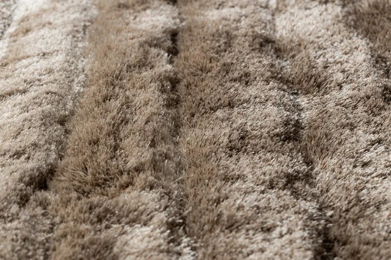 Dywany Łuszczów, Kusový koberec Flim 007-B3 Stripes brown, 120x160, hnedá, obývacia izba