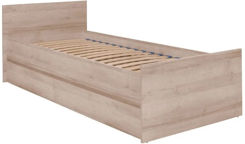 Moderná jednolôžková posteľ Cosmo C08 80 cm - dub sonoma