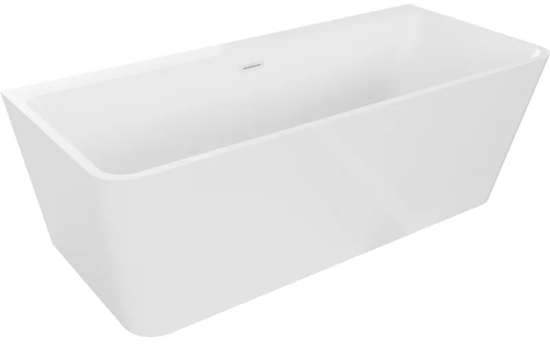 Mexen Volta, voľne stojaca nástenna vaňa 170 x 75 cm, biela, biely prepad, 51131707500-20