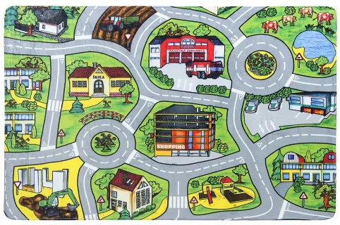 Koberce Breno Kusový koberec Cesty, viacfarebná,110 x 160 cm