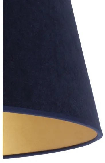 Duolla - Tienidlo k stolnej lampe CONE M E27 pr. 28 cm modrá