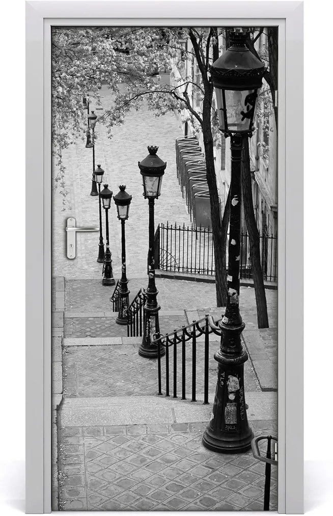 Fototapeta samolepiace na dvere  schody