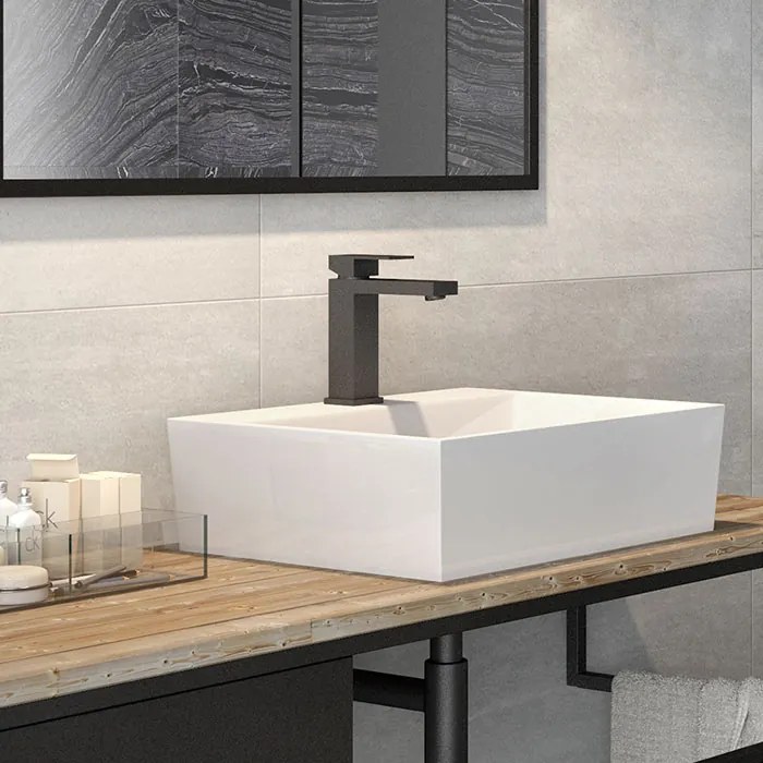 Besco Umývadlová batéria Modern II / Varium II UB B Čierna matná