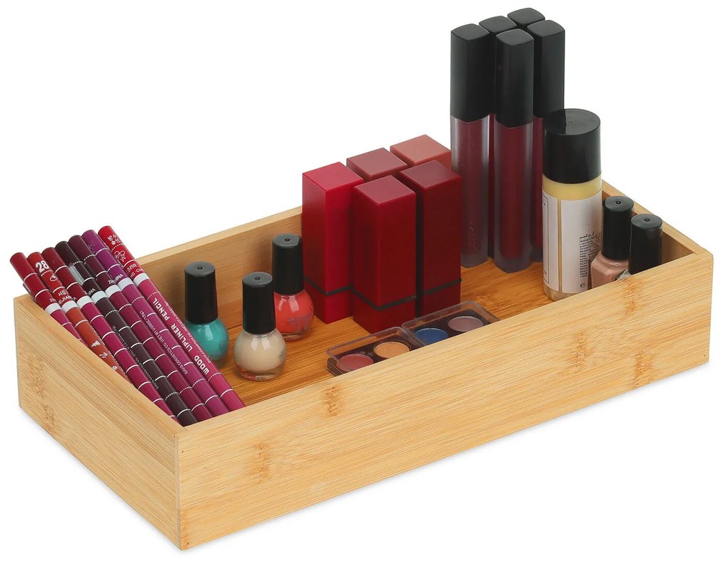 Organizér do zásuvky do kuchyne aj kúpeľne, príborník BAMBOOZ (30x15x7)