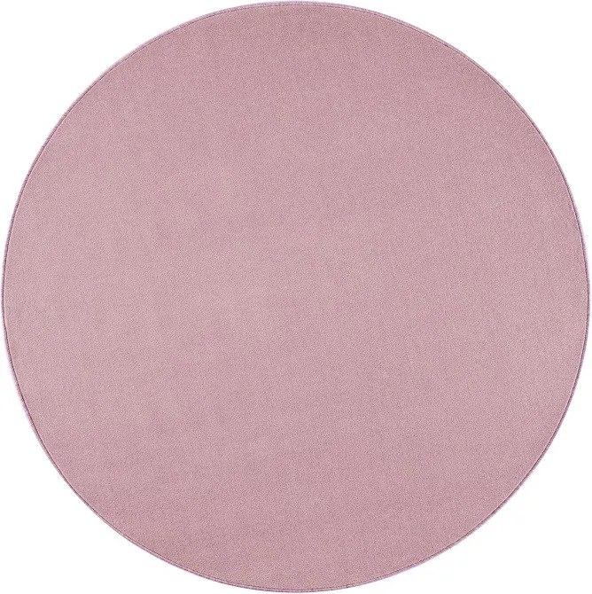 Hanse Home Collection koberce Kusový koberec Nasty 104446 Light-Rose - 133x133 (průměr) kruh cm