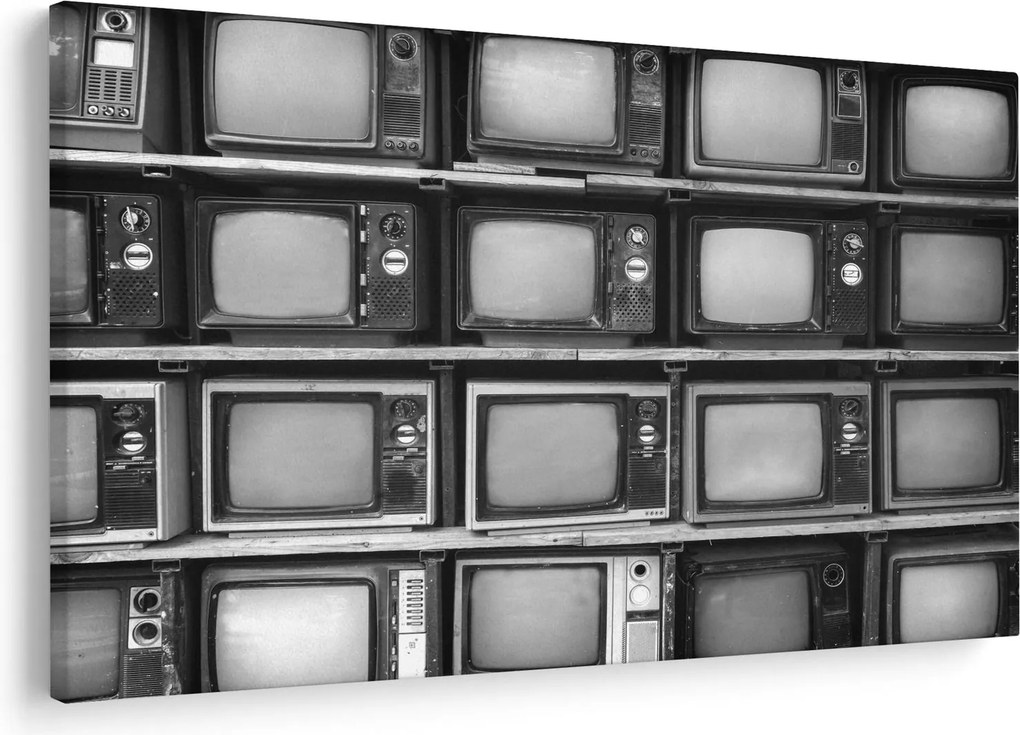 Obraz - Retro televízie (90x60 cm)