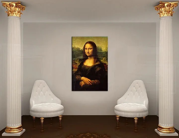 Obraz na plátne MONA LISA – Leonardo Da Vinci Zľava 60 % 100x60 cm