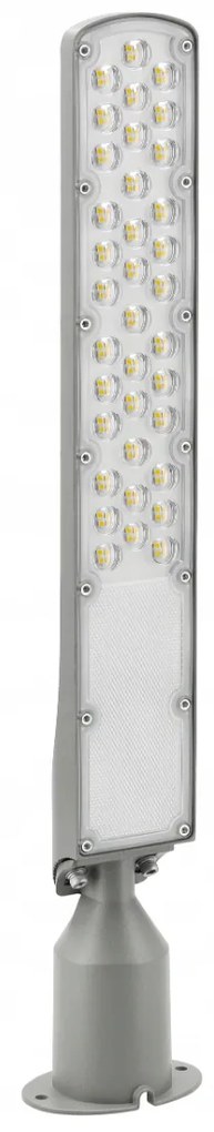 Germina LED pouličná lampa / lampáš HERMETIC 100W sivá 10000lm 5000K