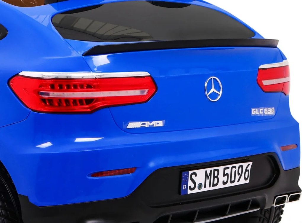 Ramiz Mercedes GLC 63S pre deti - Modré SUV + pohon 4x4