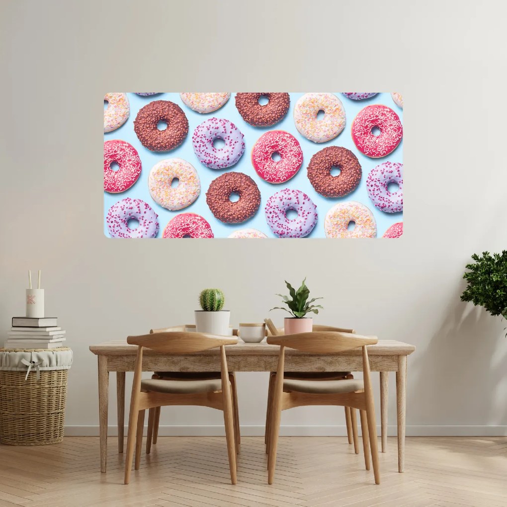 PIPPER. Samolepiaca textilná tapeta - Donuts