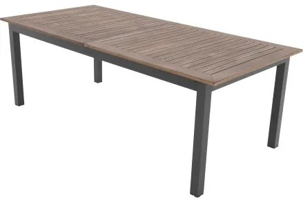 Doppler EXPERT WOOD Plus - záhradná hliníková sedacia súprava 8+1