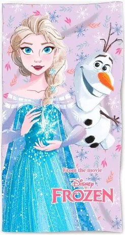 Detská osuška FROZEN fialová 70X140cm Setino